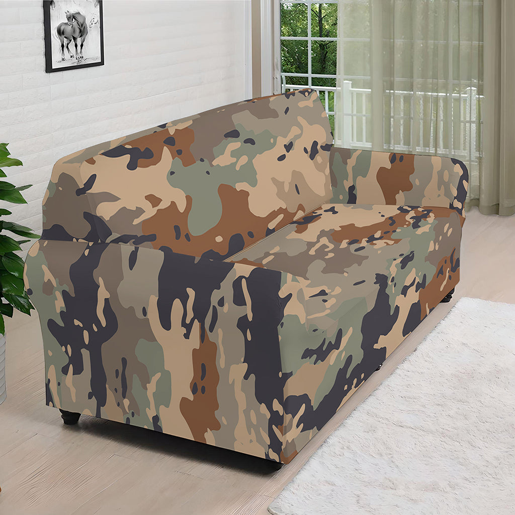 Desert Camouflage Print Sofa Cover