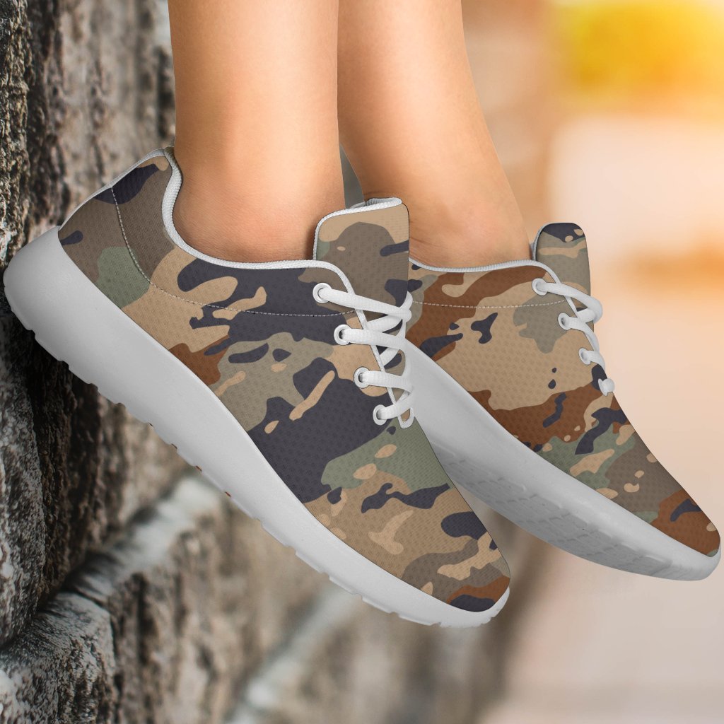 Desert Camouflage Print Sport Shoes GearFrost