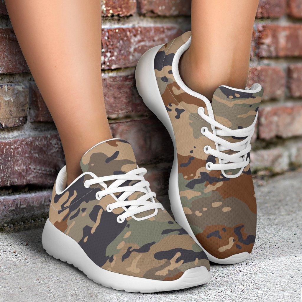 Desert Camouflage Print Sport Shoes GearFrost