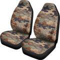 Desert Camouflage Print Universal Fit Car Seat Covers
