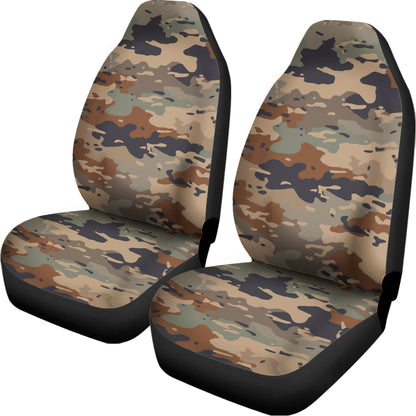 Desert Camouflage Print Universal Fit Car Seat Covers