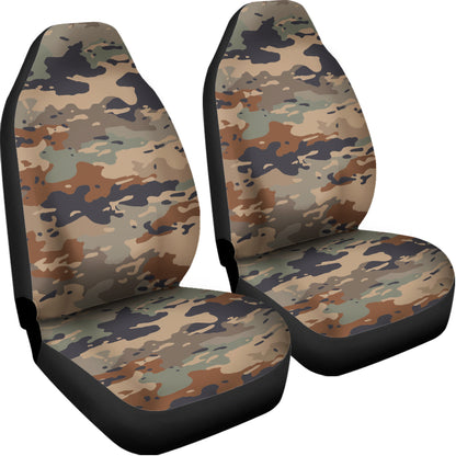 Desert Camouflage Print Universal Fit Car Seat Covers