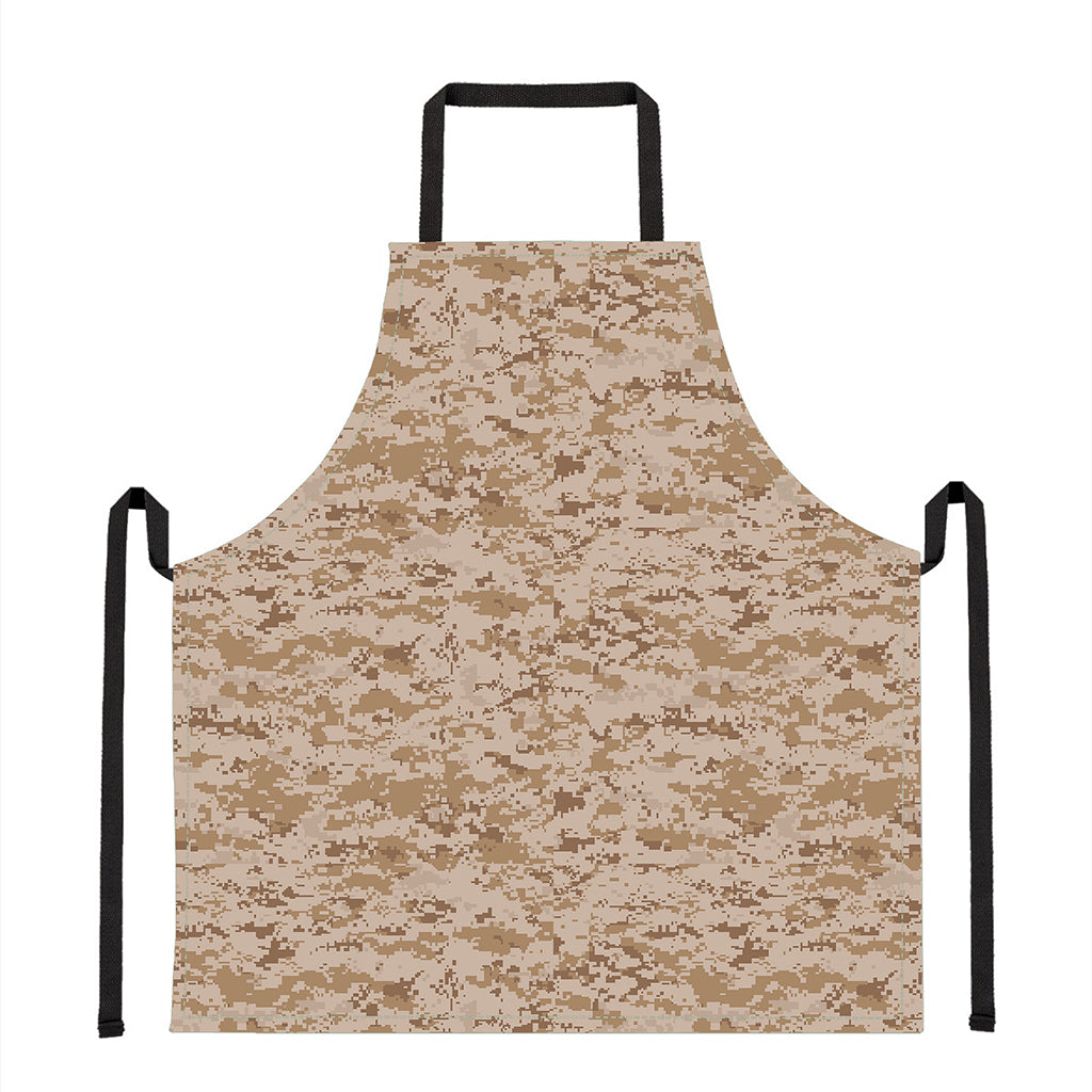 Desert Digital Camo Pattern Print Apron