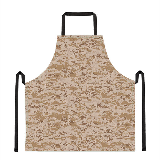 Desert Digital Camo Pattern Print Apron