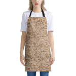 Desert Digital Camo Pattern Print Apron
