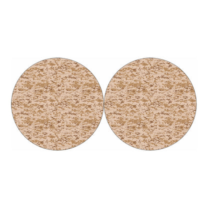 Desert Digital Camo Pattern Print Car Coasters