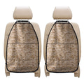Desert Digital Camo Pattern Print Car Seat Organizers
