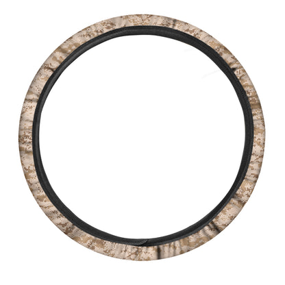 Desert Digital Camo Pattern Print Car Steering Wheel Cover