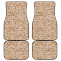 Desert Digital Camo Pattern Print Front and Back Car Floor Mats