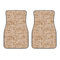 Desert Digital Camo Pattern Print Front Car Floor Mats