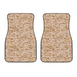Desert Digital Camo Pattern Print Front Car Floor Mats