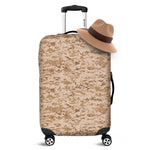 Desert Digital Camo Pattern Print Luggage Cover
