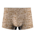 Desert Digital Camo Pattern Print Men's Boxer Briefs