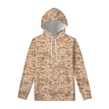 Desert Digital Camo Pattern Print Pullover Hoodie