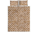 Desert Digital Camo Pattern Print Quilt Bed Set