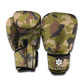 Desert Green Camouflage Print Boxing Gloves