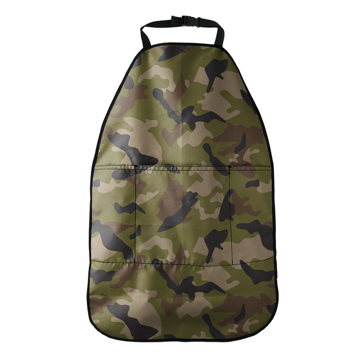 Desert Green Camouflage Print Car Seat Organizers
