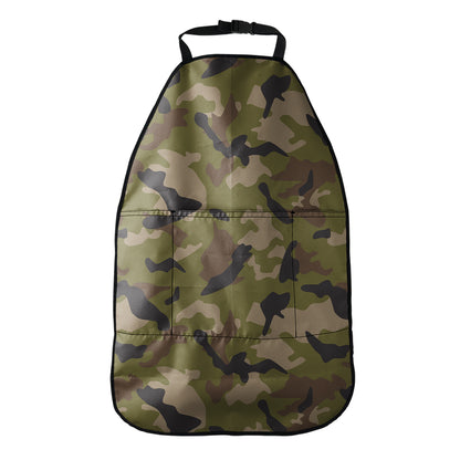 Desert Green Camouflage Print Car Seat Organizers