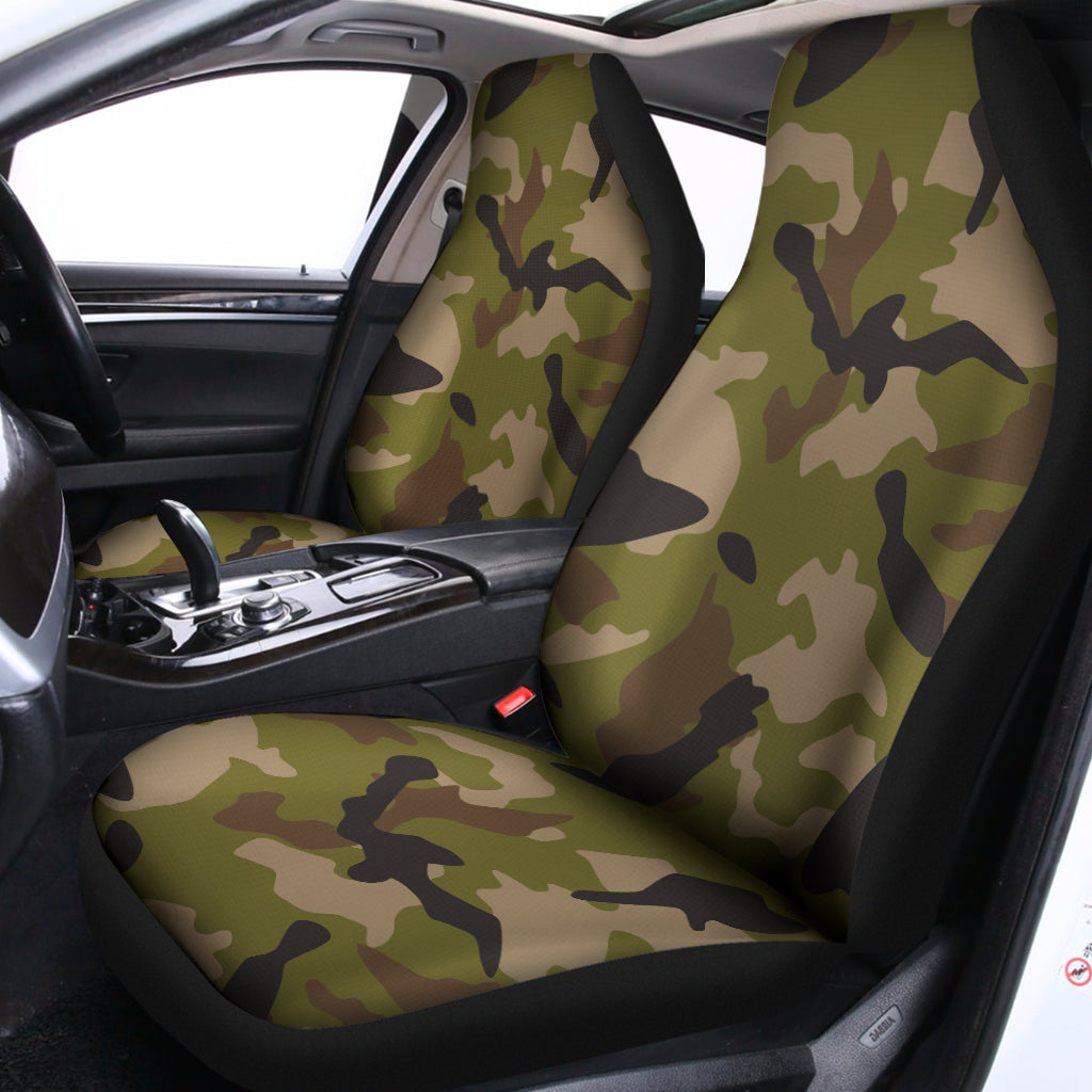 Desert Green Camouflage Print Universal Fit Car Seat Covers