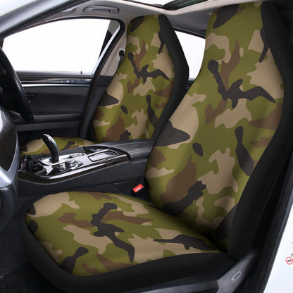 Desert Green Camouflage Print Universal Fit Car Seat Covers
