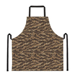Desert Tiger Stripe Camouflage Print Apron