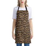 Desert Tiger Stripe Camouflage Print Apron