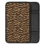 Desert Tiger Stripe Camouflage Print Car Center Console Cover