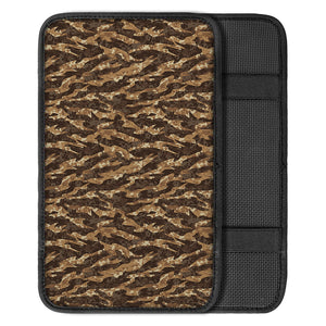 Desert Tiger Stripe Camouflage Print Car Center Console Cover