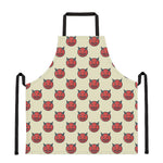 Devil Emoji Pattern Print Apron