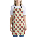 Devil Emoji Pattern Print Apron