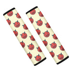 Devil Emoji Pattern Print Car Seat Belt Covers