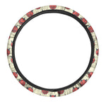 Devil Emoji Pattern Print Car Steering Wheel Cover