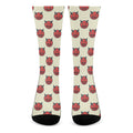 Devil Emoji Pattern Print Crew Socks