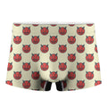 Devil Emoji Pattern Print Men's Boxer Briefs