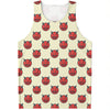 Devil Emoji Pattern Print Men's Tank Top