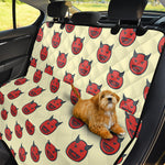 Devil Emoji Pattern Print Pet Car Back Seat Cover