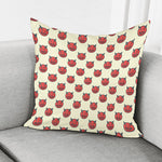 Devil Emoji Pattern Print Pillow Cover