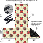 Devil Emoji Pattern Print Recliner Protector