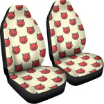 Devil Emoji Pattern Print Universal Fit Car Seat Covers