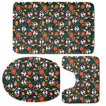 Dia De Los Muertos Day Of The Dead Print 3 Piece Bath Mat Set