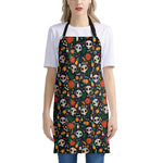 Dia De Los Muertos Day Of The Dead Print Apron