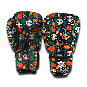 Dia De Los Muertos Day Of The Dead Print Boxing Gloves