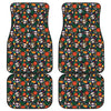 Dia De Los Muertos Day Of The Dead Print Front and Back Car Floor Mats