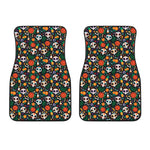 Dia De Los Muertos Day Of The Dead Print Front Car Floor Mats