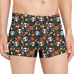 Dia De Los Muertos Day Of The Dead Print Men's Boxer Briefs