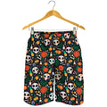 Dia De Los Muertos Day Of The Dead Print Men's Shorts