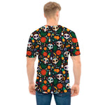 Dia De Los Muertos Day Of The Dead Print Men's T-Shirt