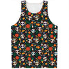 Dia De Los Muertos Day Of The Dead Print Men's Tank Top