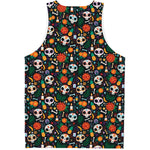 Dia De Los Muertos Day Of The Dead Print Men's Tank Top