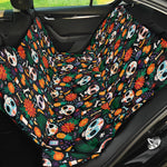 Dia De Los Muertos Day Of The Dead Print Pet Car Back Seat Cover